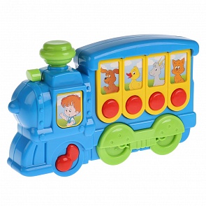 Обучающий паровозик со стихами М. Дружининой, 26 песен и потешек (Умка, B1324942-R (36)